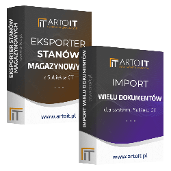 Subiekt GT - Pakiet Eksporter stanów + Importer Wielu Dokumentów