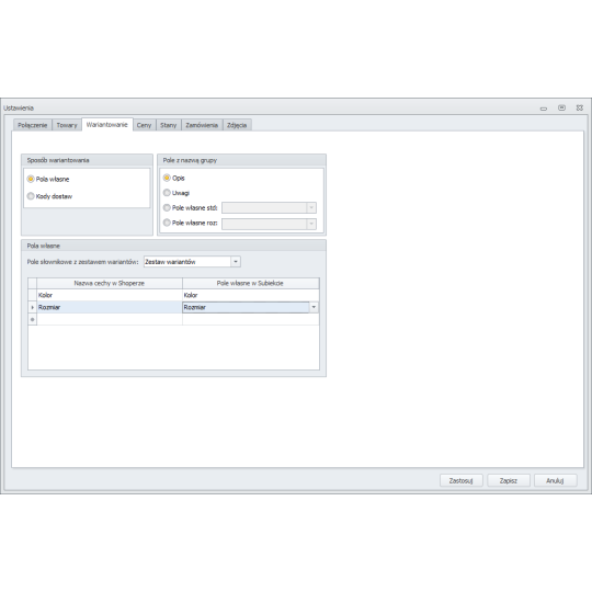 Subiekt GT - Synchronizator Shoper