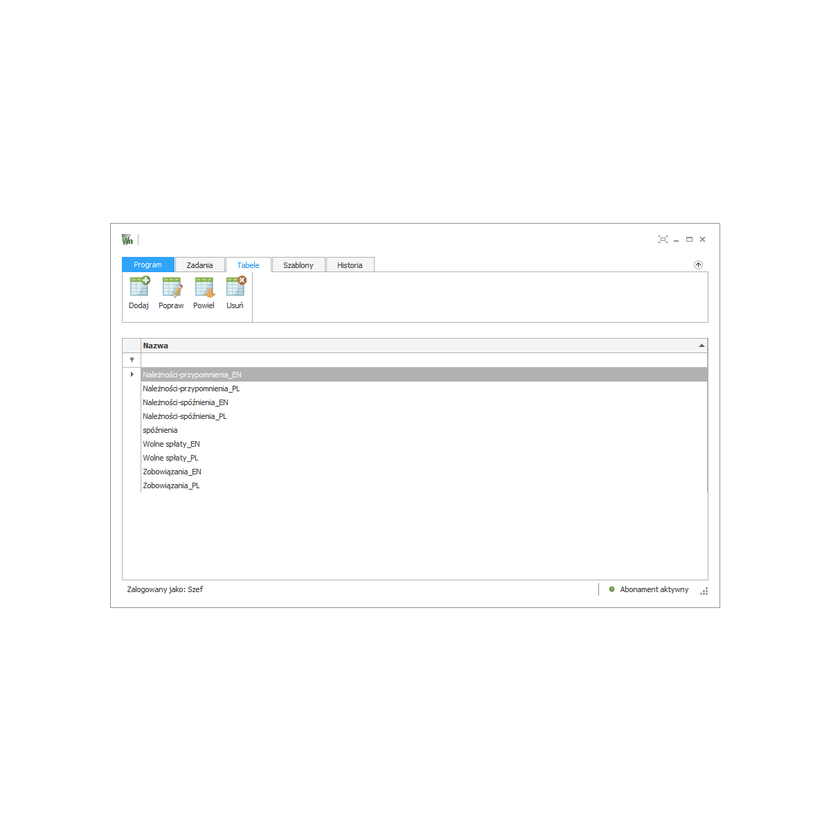 Subiekt GT -  Windykator należności