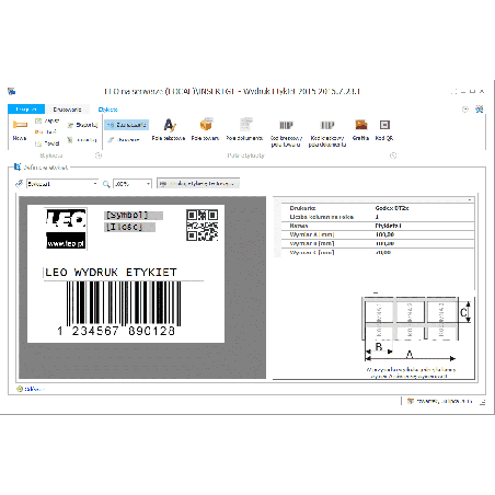 Subiekt GT - Wydruk etykiet