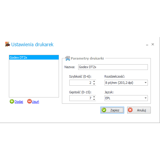Subiekt GT - Wydruk etykiet