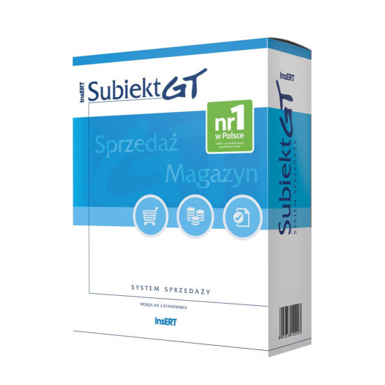 Subiekt GT - Licencja elektroniczna na 3 stanowiska