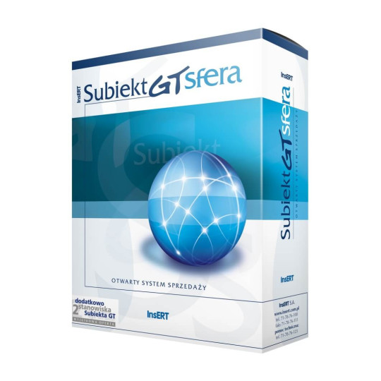 Subiekt GT Sfera - licencja elektroniczna