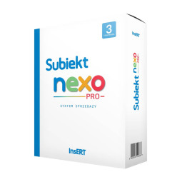 Subiekt nexo PRO - licencja elektroniczna na 3 stanowiska