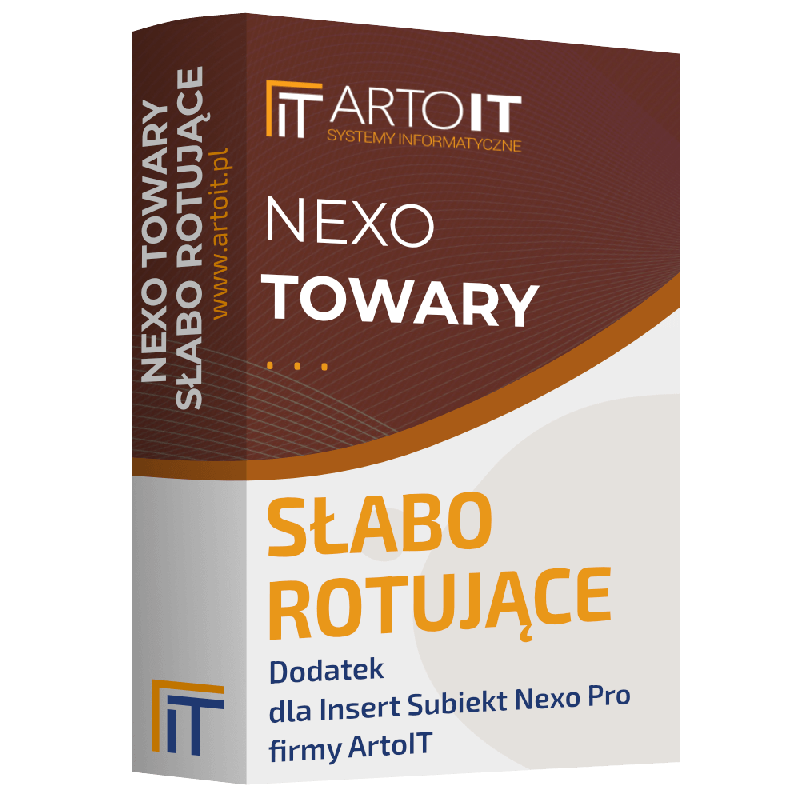 Subiekt nexo PRO - Towary Słabo Rotujące