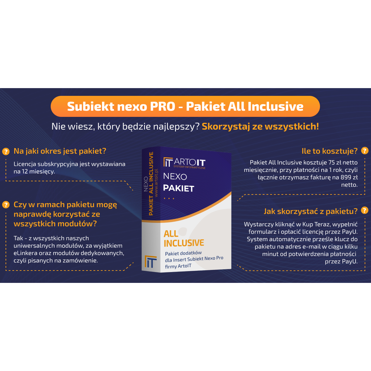 Subiekt nexo PRO - Pakiet All Inclusive