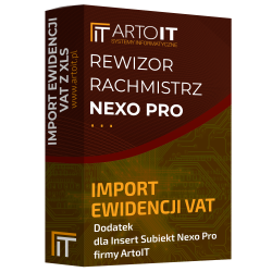Rewizor/Rachmistrz nexo PRO - Importer Ewidencji VAT